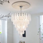 grid-glass-waterfall-chandelier