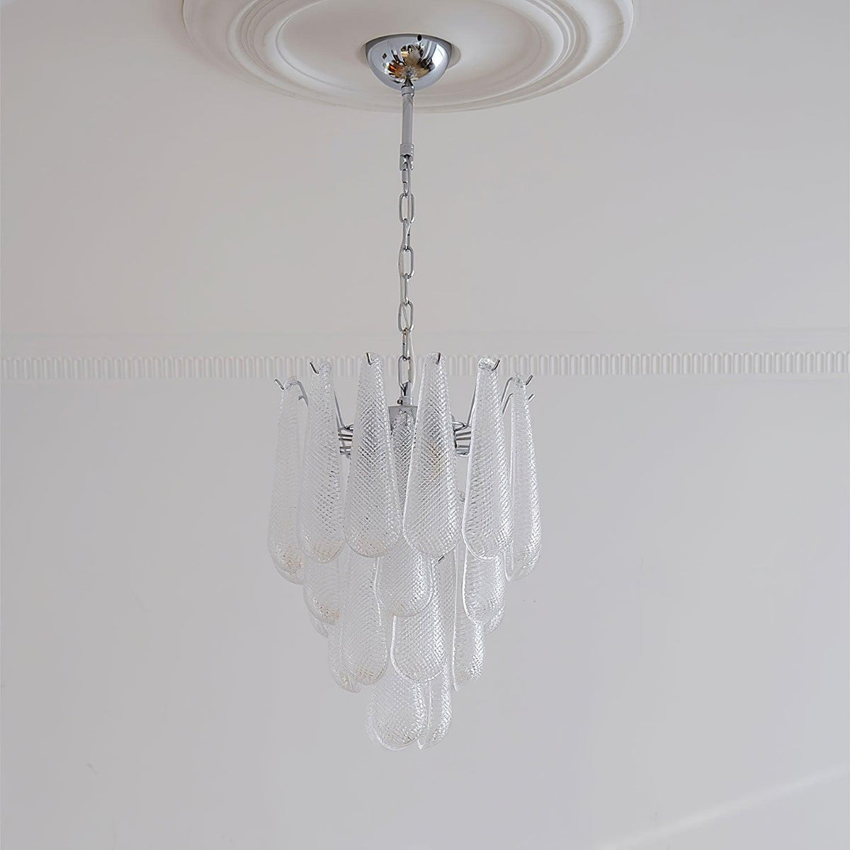 grid-glass-waterfall-chandelier