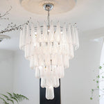 grid-glass-waterfall-chandelier