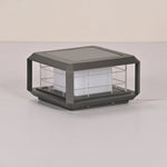 Grid Guard Solar Lantern — Architectural Outdoor LED Post Light