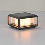 Grid Guard Solar Lantern — Architectural Outdoor LED Post Light