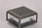Grid Guard Solar Lantern — Architectural Outdoor LED Post Light