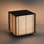 Grid Post Outdoor Light — Weatherproof Matte Black LED Post Lamp