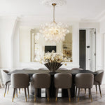 Lumière Cascade Glass Ball Chandelier – Modern Sculptural Pendant Light