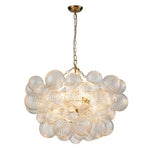 Lumière Cascade Glass Ball Chandelier – Modern Sculptural Pendant Light