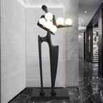 Illuminated Guardian Sculpture Floor Lamp