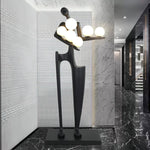 Illuminated Guardian Sculpture Floor Lamp