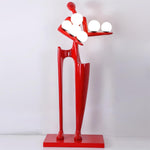 Illuminated Guardian Sculpture Floor Lamp
