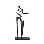 Illuminated Guardian Sculpture Floor Lamp