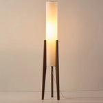 Solid Walnut Wood Floor Lamp