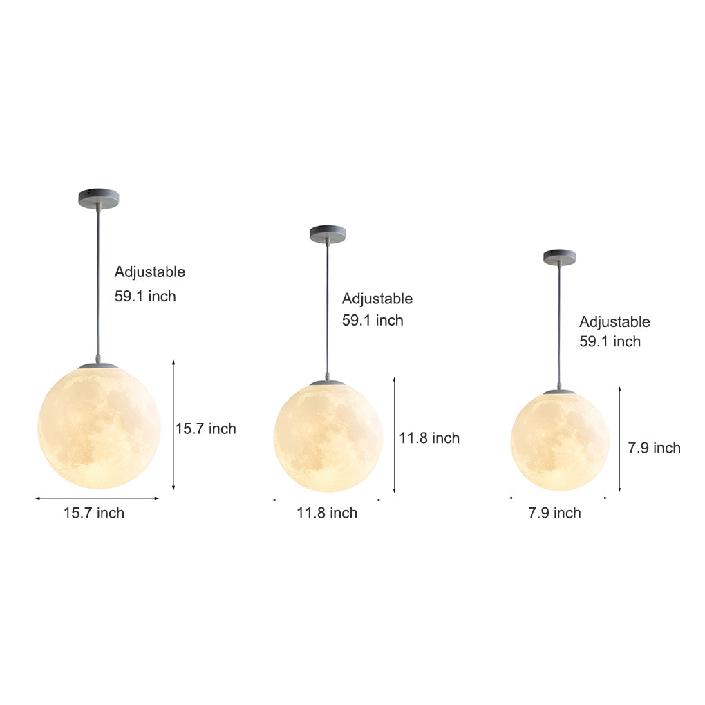 Moon White Pendant Lamp Ha076610