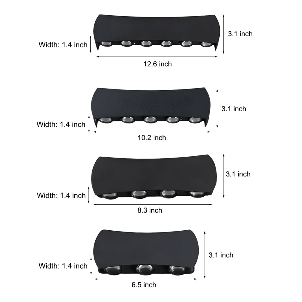 Outdoor Up Down Light Led Waterproof Exterior Aluminum Wall Lights
