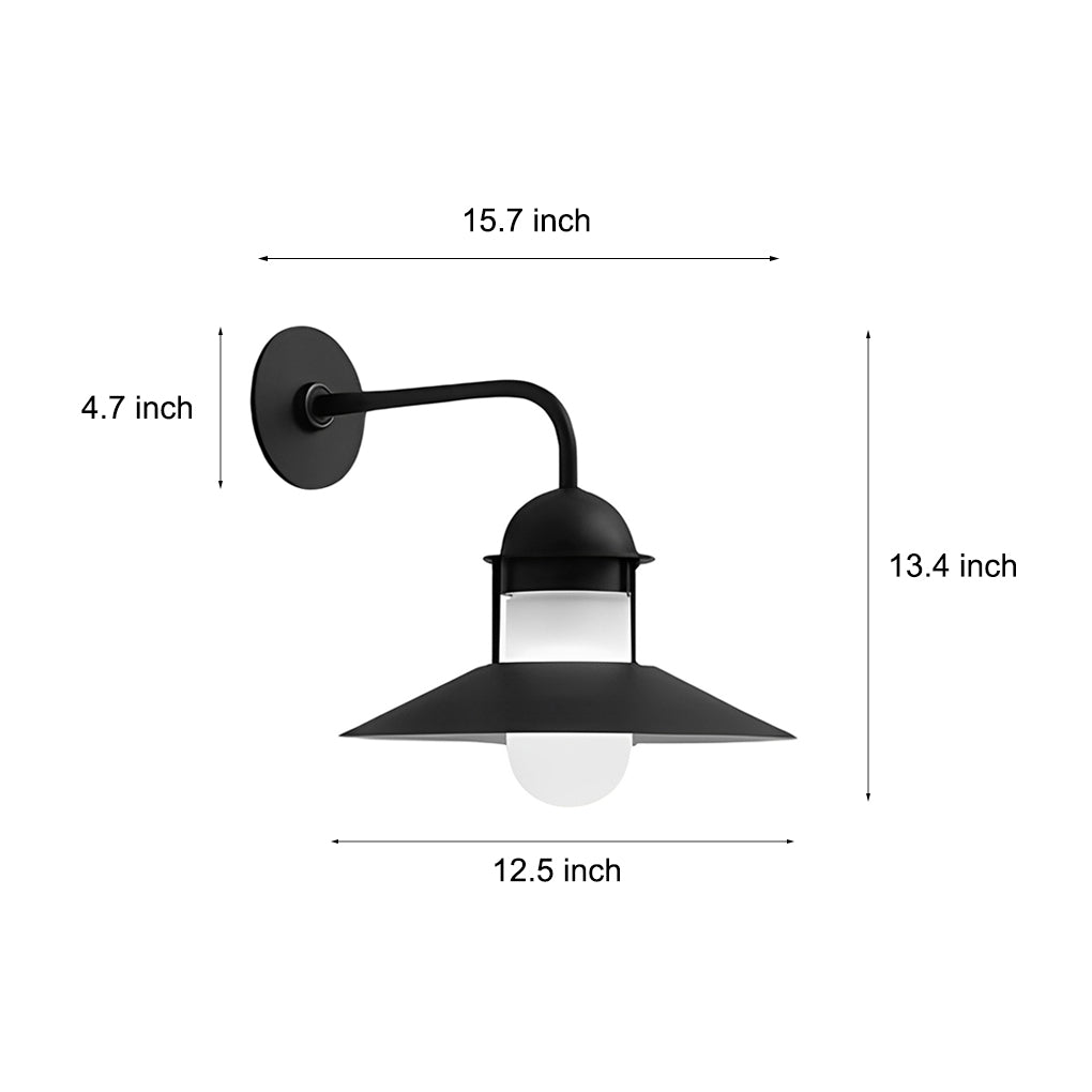Antique Round Outdoor Wall Light Ha084645