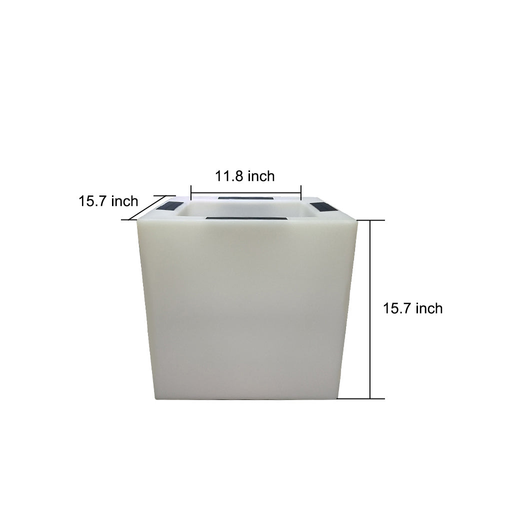 Square Waterproof Solar Flower Pot Light Ha085510