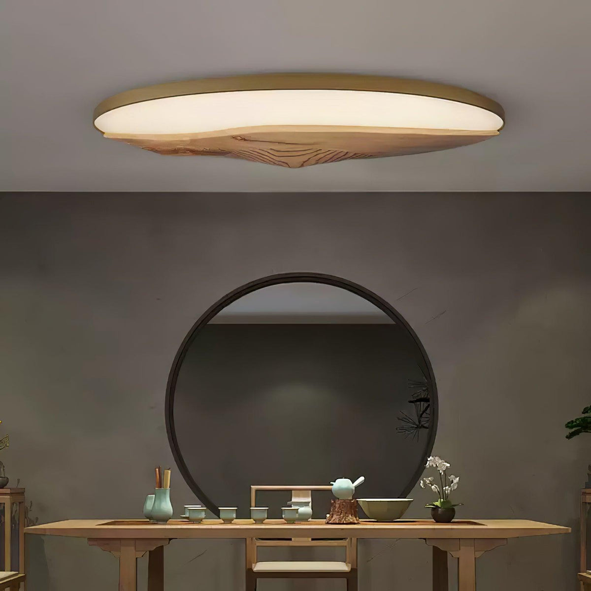 half-mountain-ceiling-lamp