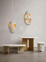 Hand Built White Pendant Lamp