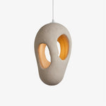 Hand Built White Pendant Lamp