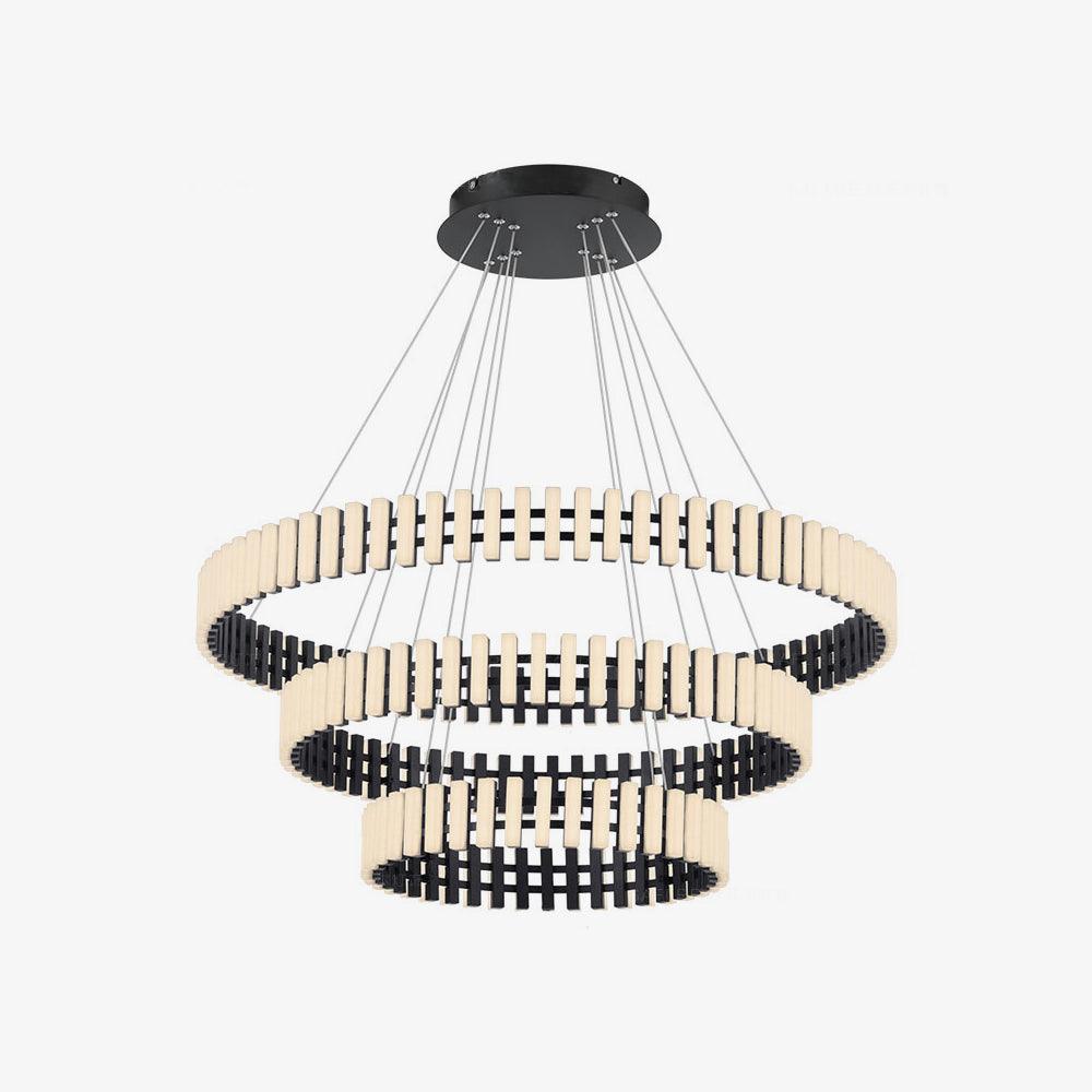Aurelia LED Chandelier – Modern Hanging Ring Light for Dining & Living Spaces