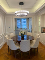 Aurelia LED Chandelier – Modern Hanging Ring Light for Dining & Living Spaces