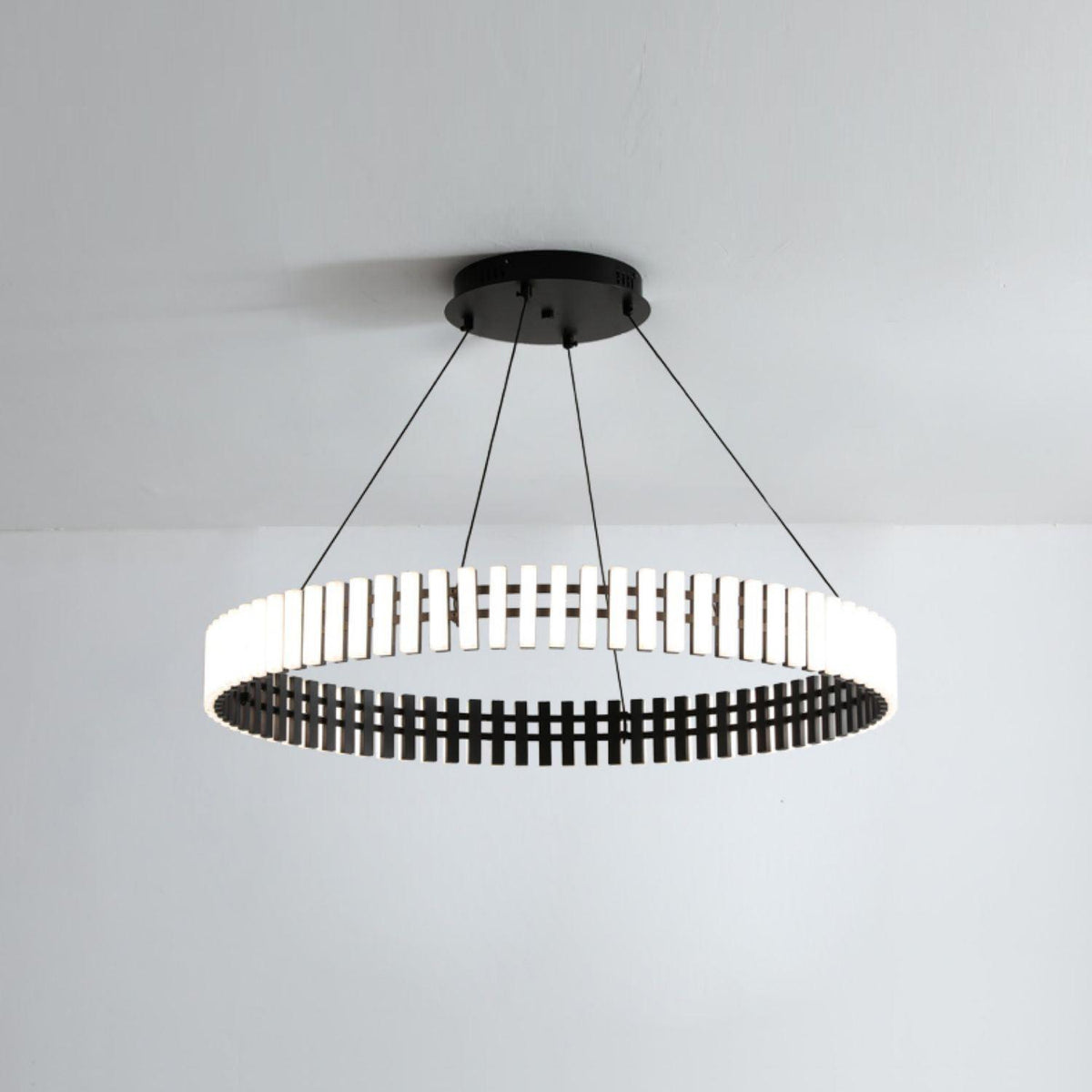 Aurelia LED Chandelier – Modern Hanging Ring Light for Dining & Living Spaces