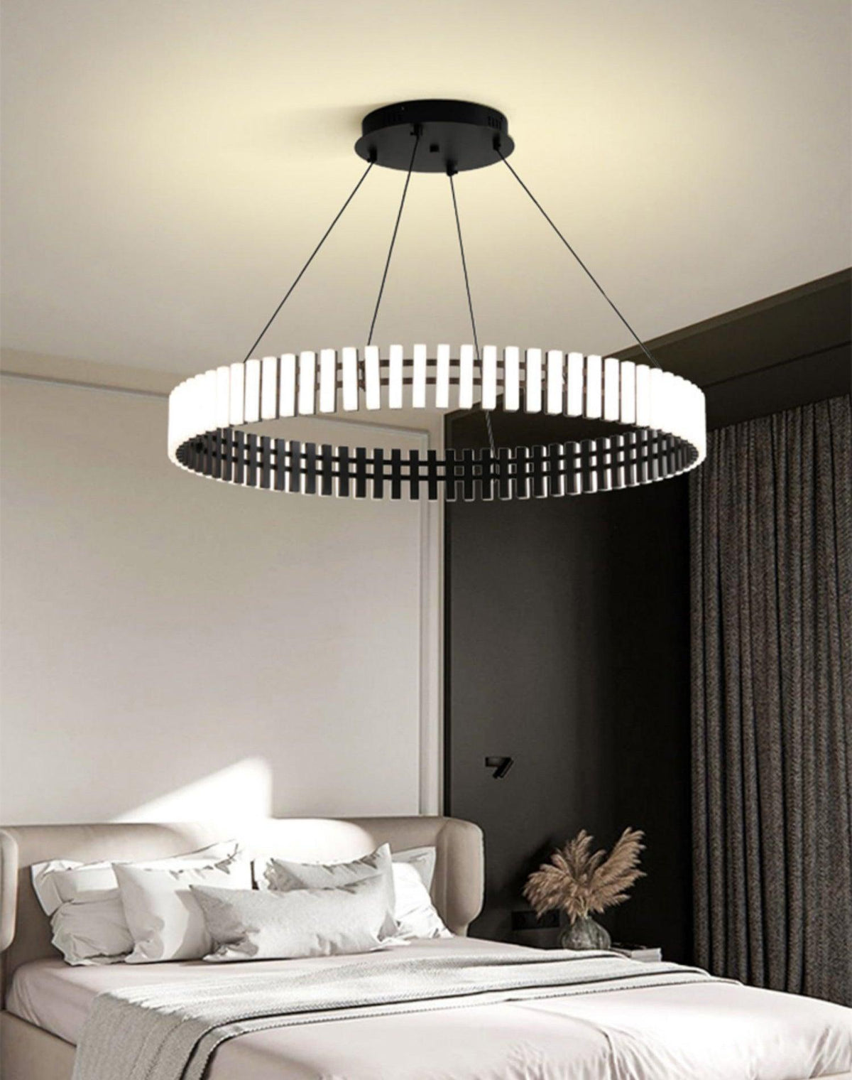 Aurelia LED Chandelier – Modern Hanging Ring Light for Dining & Living Spaces