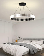 Aurelia LED Chandelier – Modern Hanging Ring Light for Dining & Living Spaces