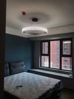 Aurelia LED Chandelier – Modern Hanging Ring Light for Dining & Living Spaces