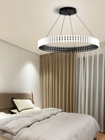 Aurelia LED Chandelier – Modern Hanging Ring Light for Dining & Living Spaces