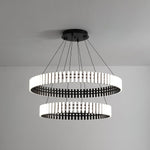 Aurelia LED Chandelier – Modern Hanging Ring Light for Dining & Living Spaces