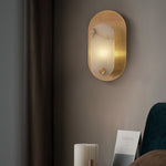 Harlan Alabaster Wall Light