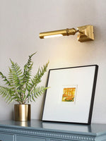 Harlow Brass LED Wall Sconce for Modern Interiors
