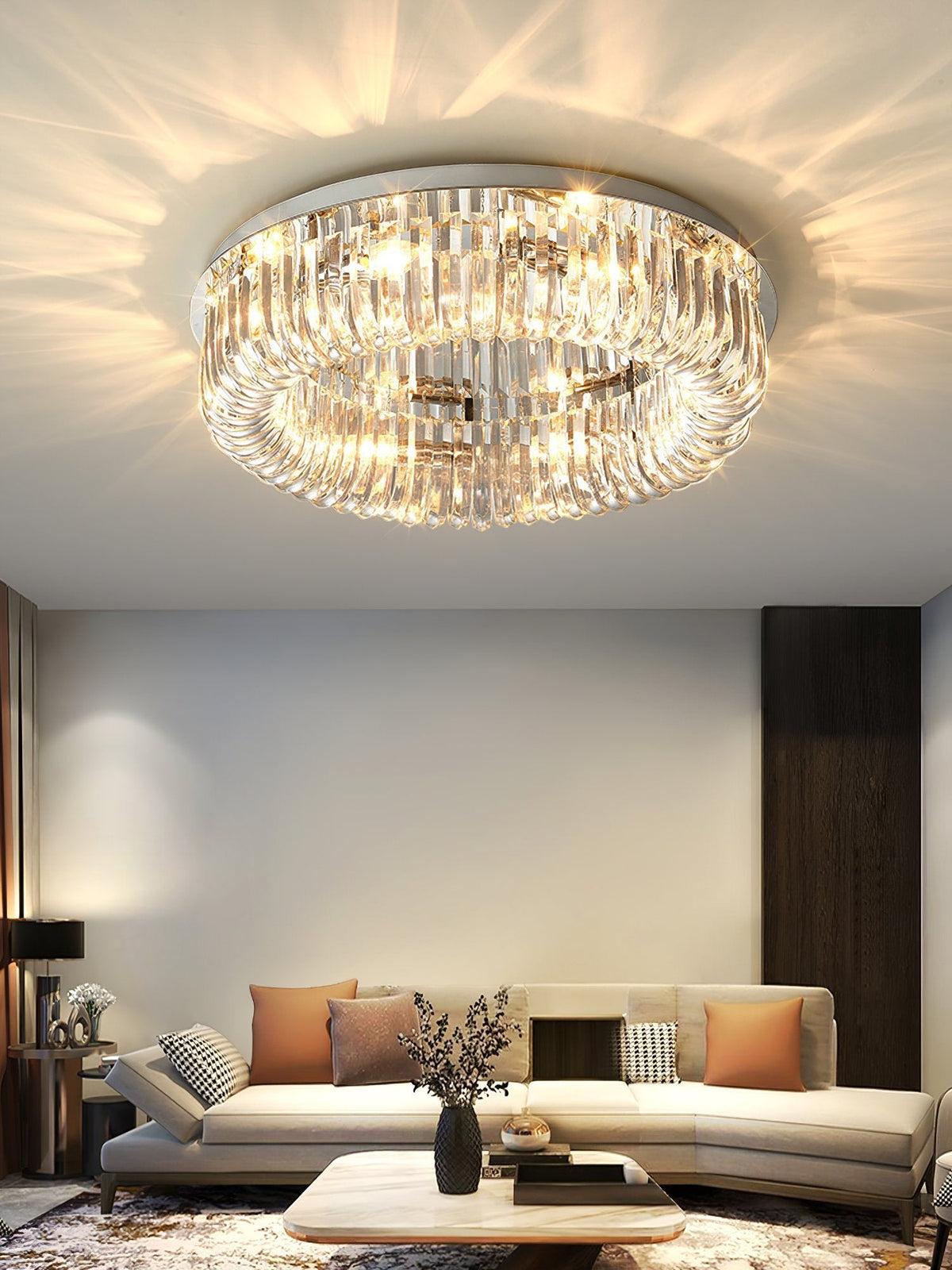 Haruyo Crystal Ceiling Light