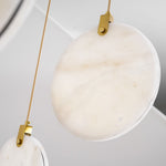 Harvest Alabaster Pendant Light – Natural Stone LED Chandelier