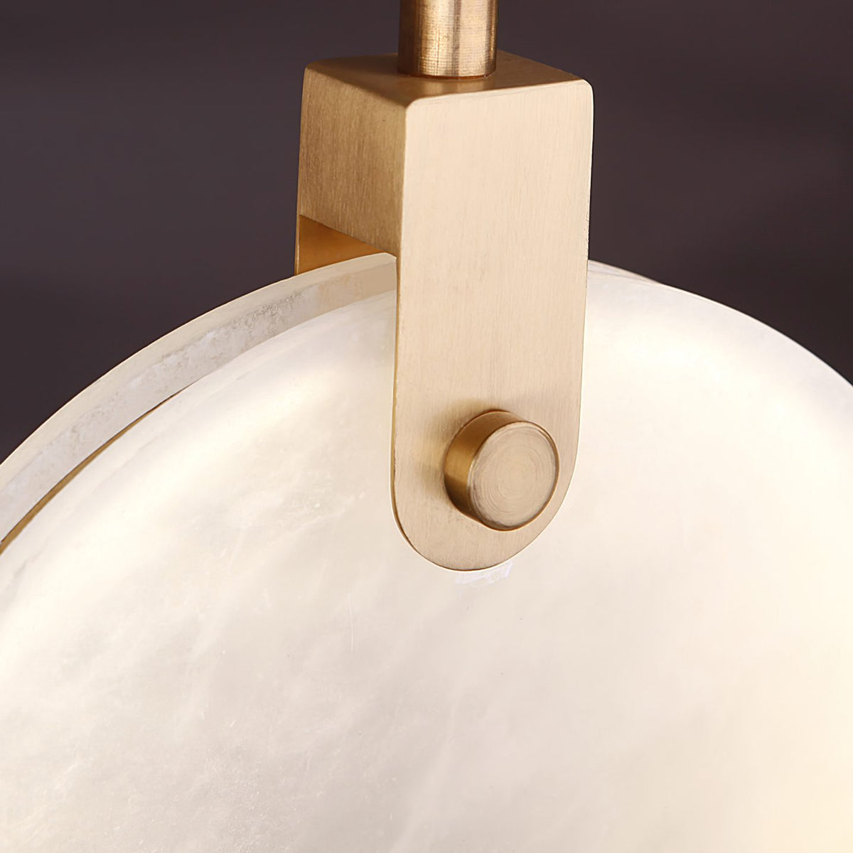 Harvest Alabaster Pendant Light – Natural Stone LED Chandelier