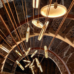 Harvest Alabaster Pendant Light – Natural Stone LED Chandelier