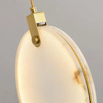 Harvest Alabaster Pendant Light – Natural Stone LED Chandelier