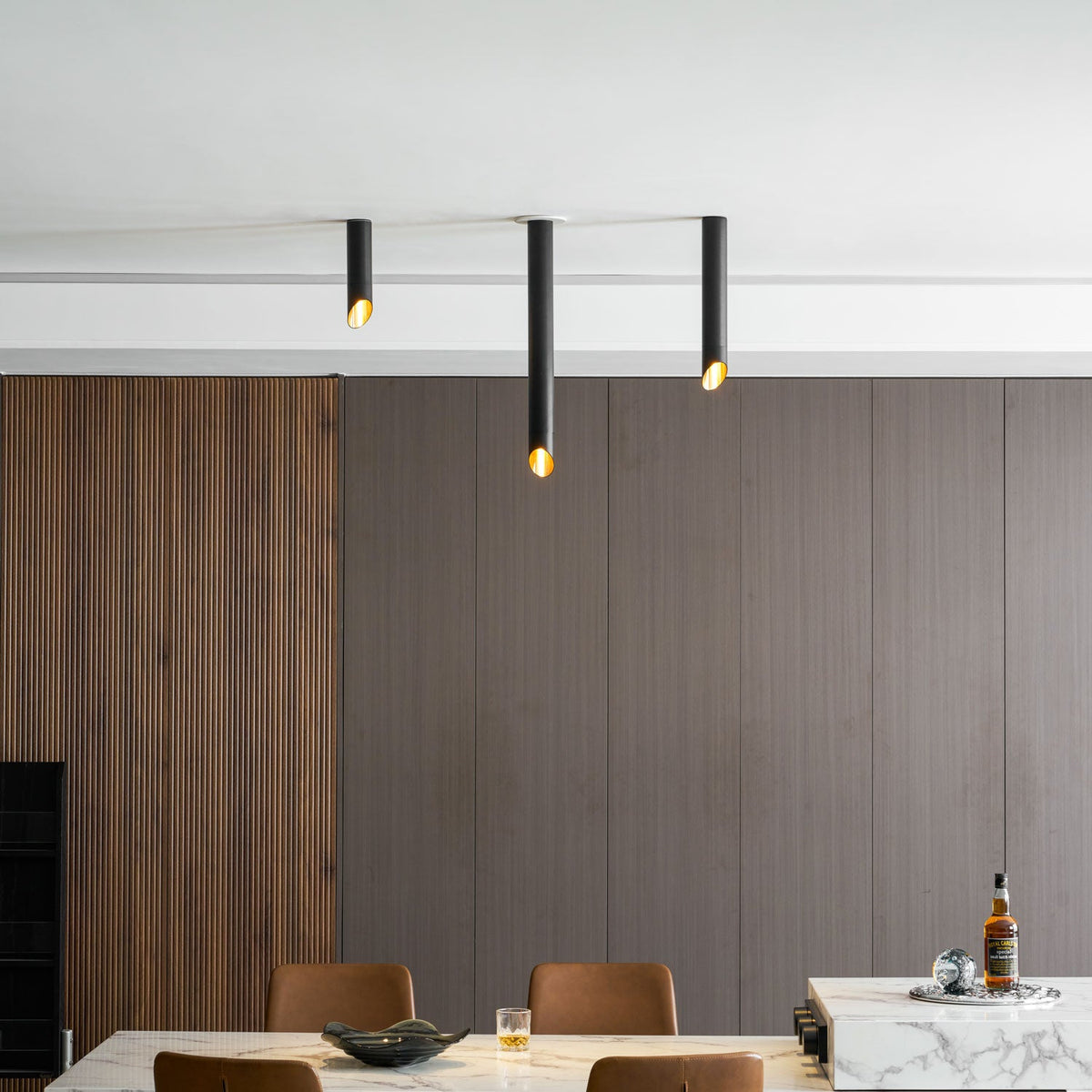 Hazel Surface Mounted LED Downlight in Matte Black or White
