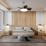 Hazel Ceiling Fan Light with Wooden Blades and Integrated LED