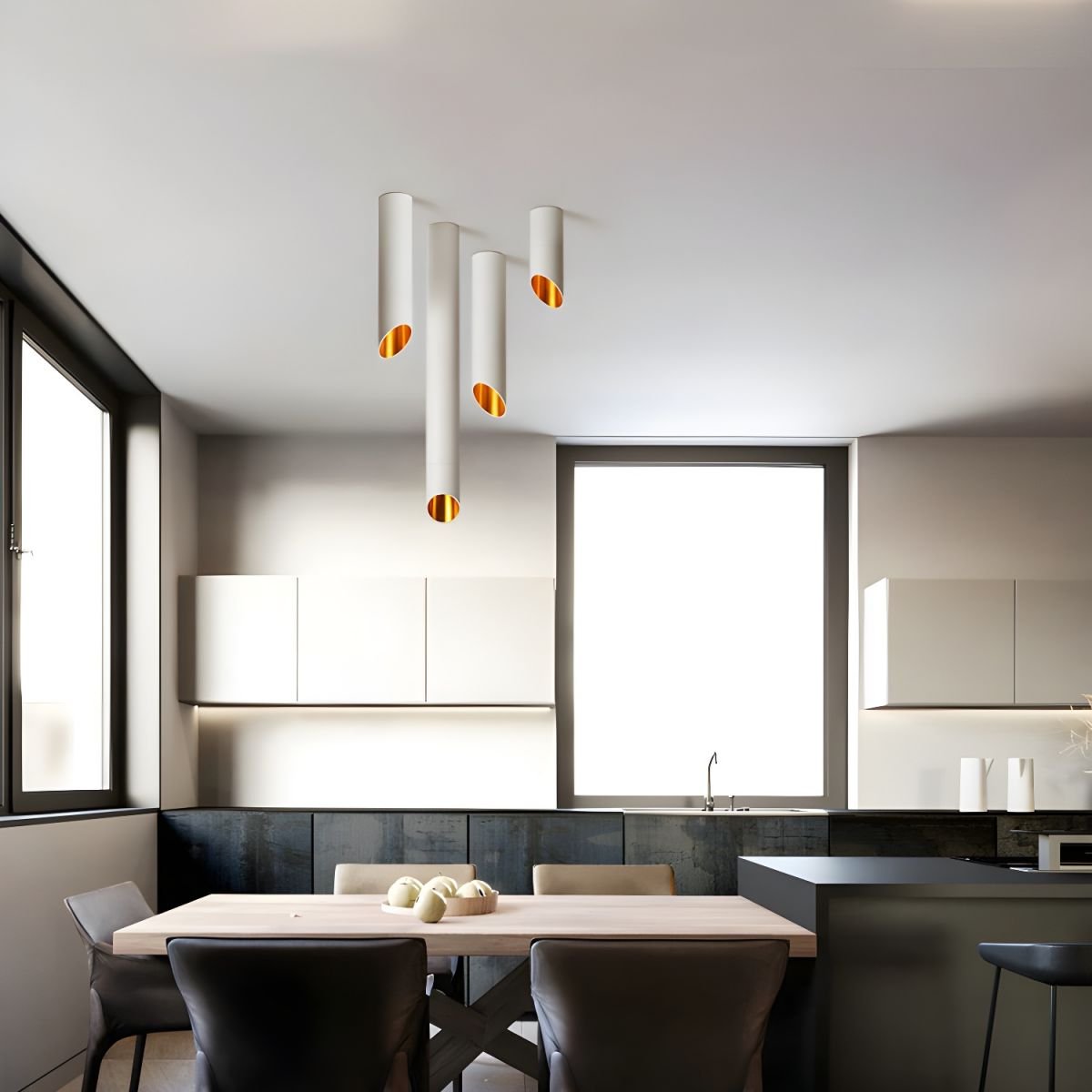 Hazel Surface Mounted LED Downlight in Matte Black or White