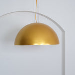 Hemisfera Plaster Pendant Light — Designer Hemisphere Suspension Lamp
