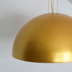 Hemisfera Plaster Pendant Light — Designer Hemisphere Suspension Lamp