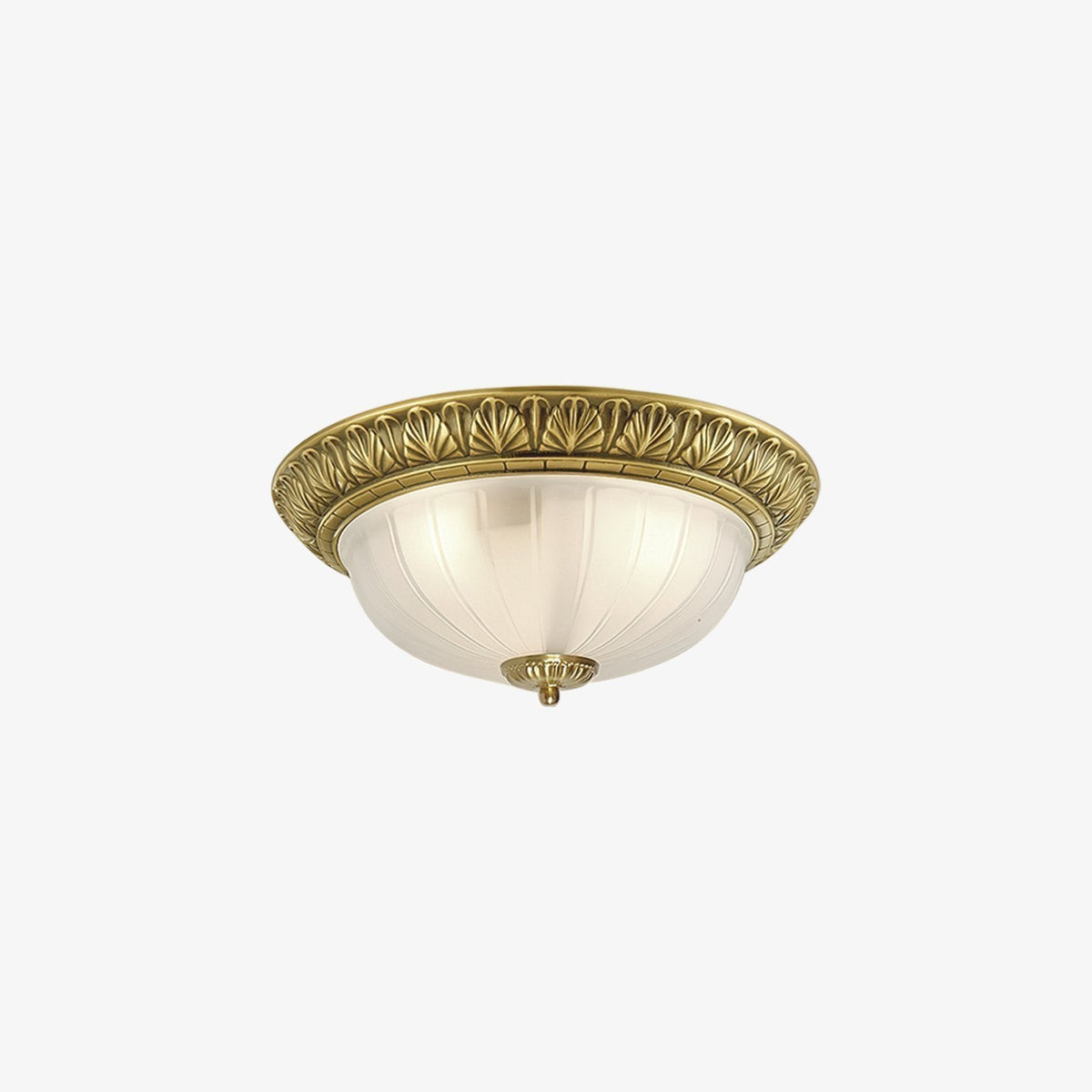 Hemispherical Engraved Ceiling Light