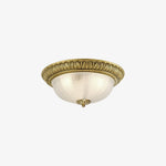 Hemispherical Engraved Ceiling Light