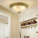 Hemispherical Engraved Ceiling Light