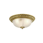 Hemispherical Engraved Ceiling Light