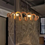Artisan Hemp Rope Spiral Chandelier for Modern Interiors