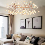 Rose Gold Firefly Led Chandelier