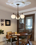 Hespera Orb Chandelier – Modern Glass & Bronze Pendant Light