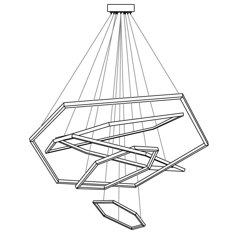 hexagon-chandelier