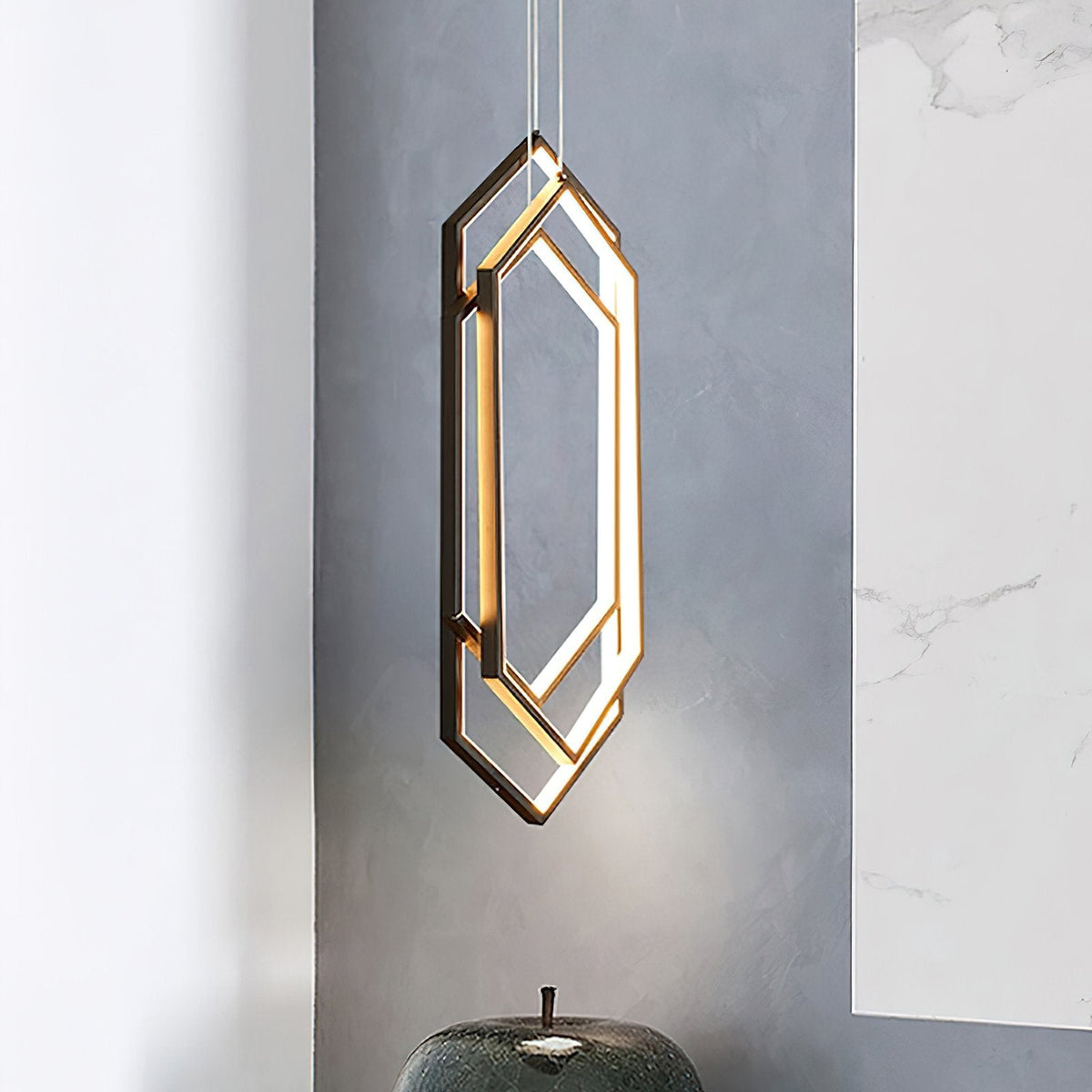 Hexagon Pendant Light